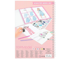Depesche TOPModel Pocket Colouring Book 120 Pages with Stickers