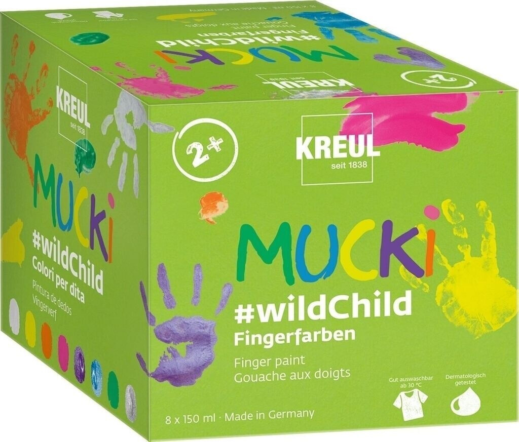 C. Kreul MUCKI Finger Paints Premium Set #wildChild