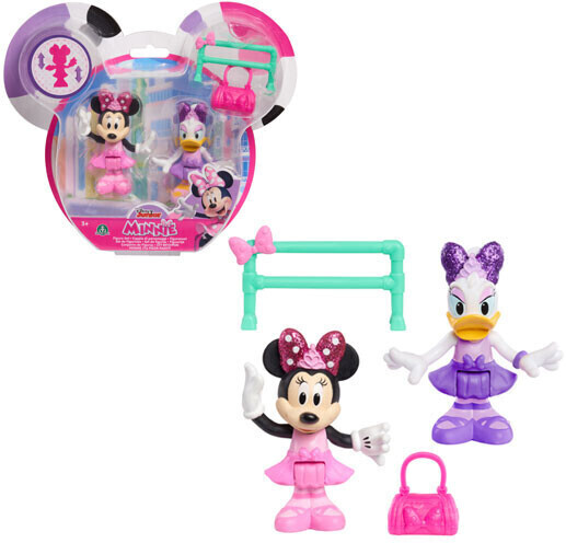 Minnie, veicolo con 1 statuetta da 7,5 cm e 1 accessorio, diversi modelli  disponibili, giocattolo per bambini dai 3 anni, Modelli Assortiti :  : Giochi e giocattoli