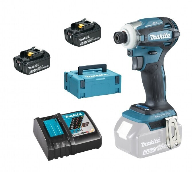Makita DTD172RFJ 2x 3Ah battery + charger in MAKPAC