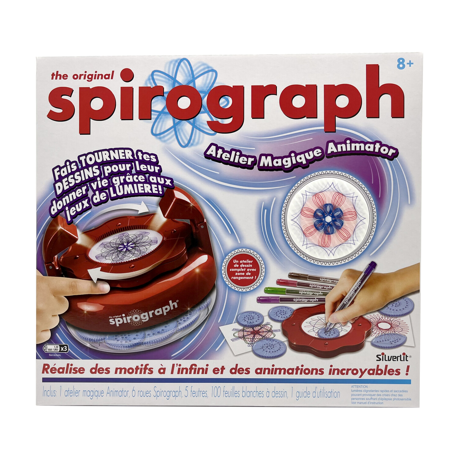 Spirograph Design - Spirographe Enfant 8 Ans, Mandala Designer