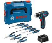 Bosch Easy Starter Handwerkzeug-Set, 14-teilig (Einstiegs-Werkzeug-Set für  allgemeine Haushalts- und Heimwerkerarbeiten; Kombizange, Schraubendreher
