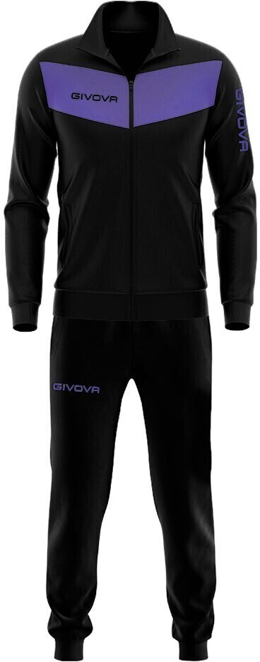Givova Visa Triacetato 4s Track Suit (TR018SUM) black/white