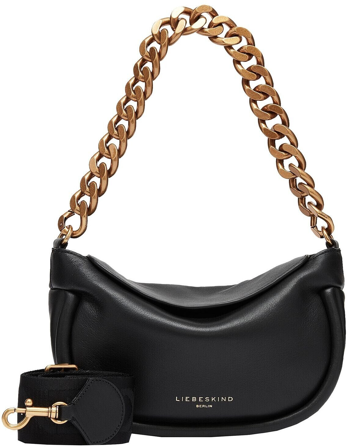 Liebeskind Berlin Hobo M Black | Schoudertas