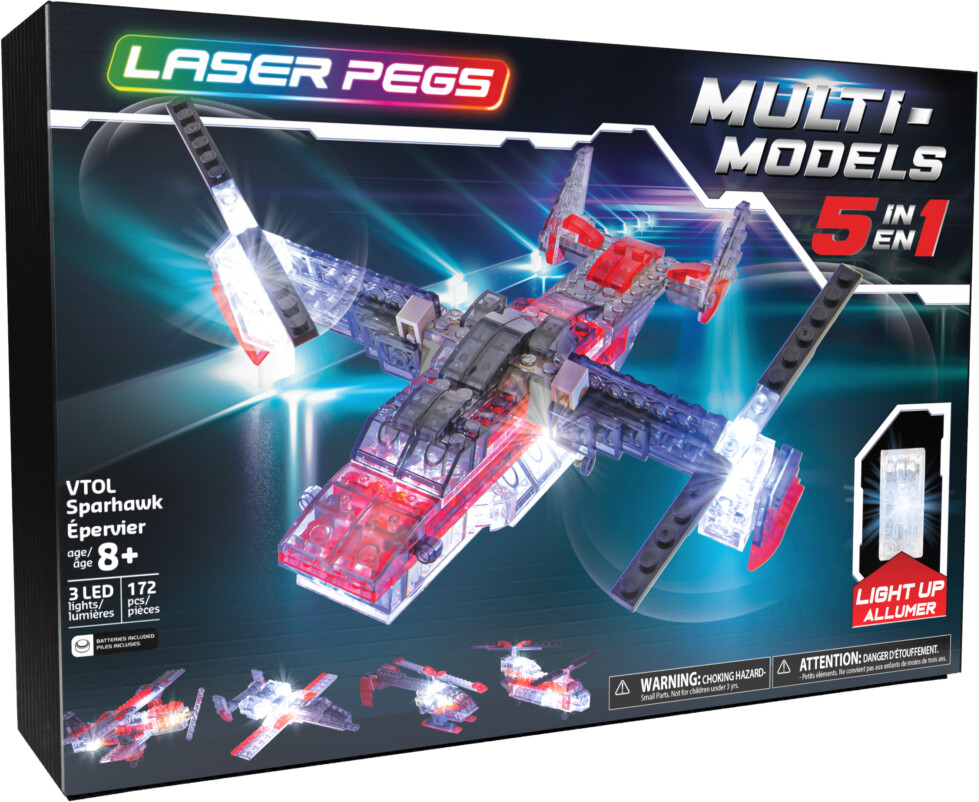 Buy Laser Pegs 5 in 1 VTOL Sparhawk from 4.88 Today Best Deals on idealo