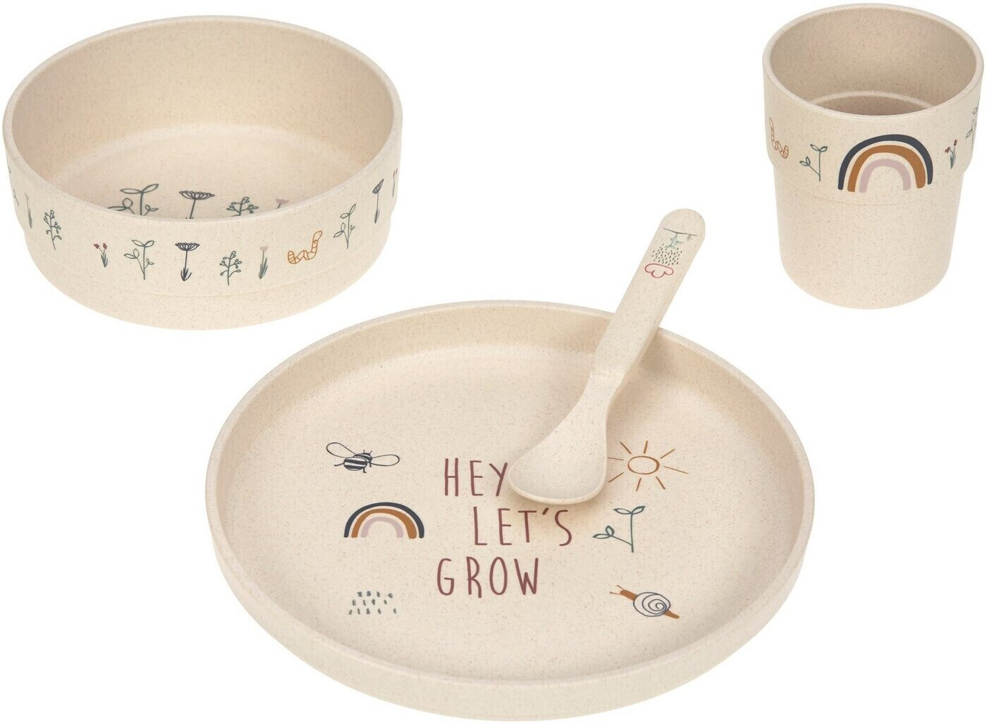Lässig Coffret repas enfants Garden Explorer (4 pcs)