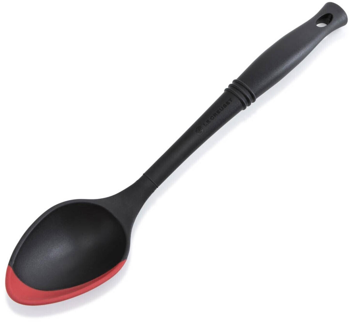 Le Creuset Serving Spoon with Silicone Insert black/red