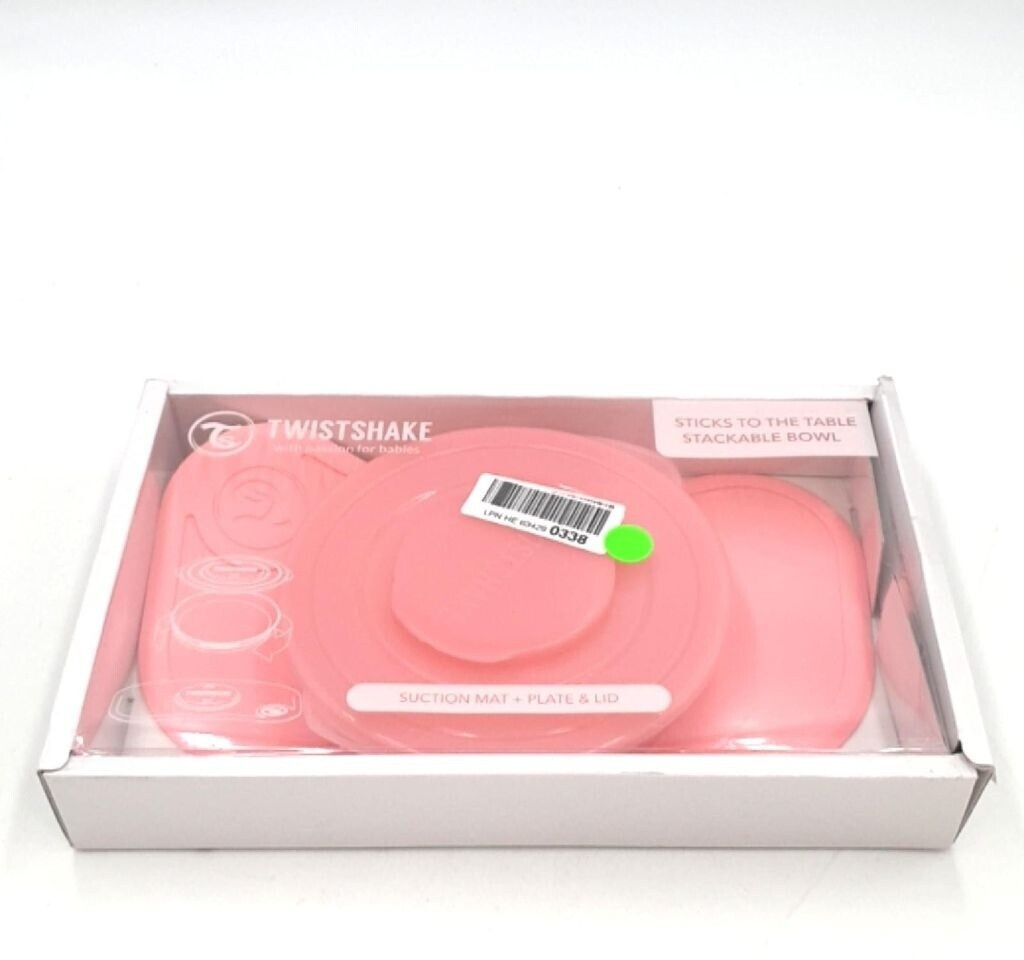 Twistshake Click Mat & Plate Mini Pink