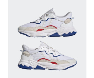 Adidas originals ozweego sneakers in white and blue cheap