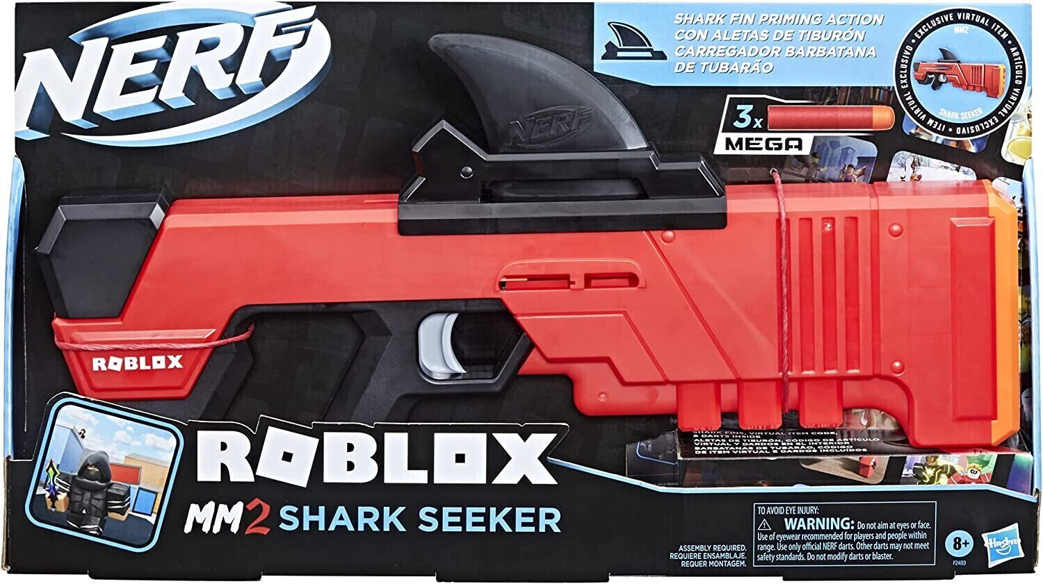 Photos - Toy Weapon NERF Roblox MM2 Shark Seeker 