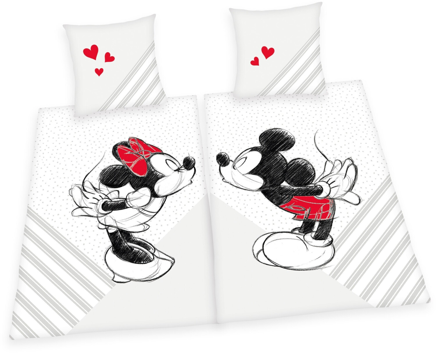 Herding Disney's Mickey und Minnie Mouse 2x 80x80+ 2x 135x200cm (4478480250)