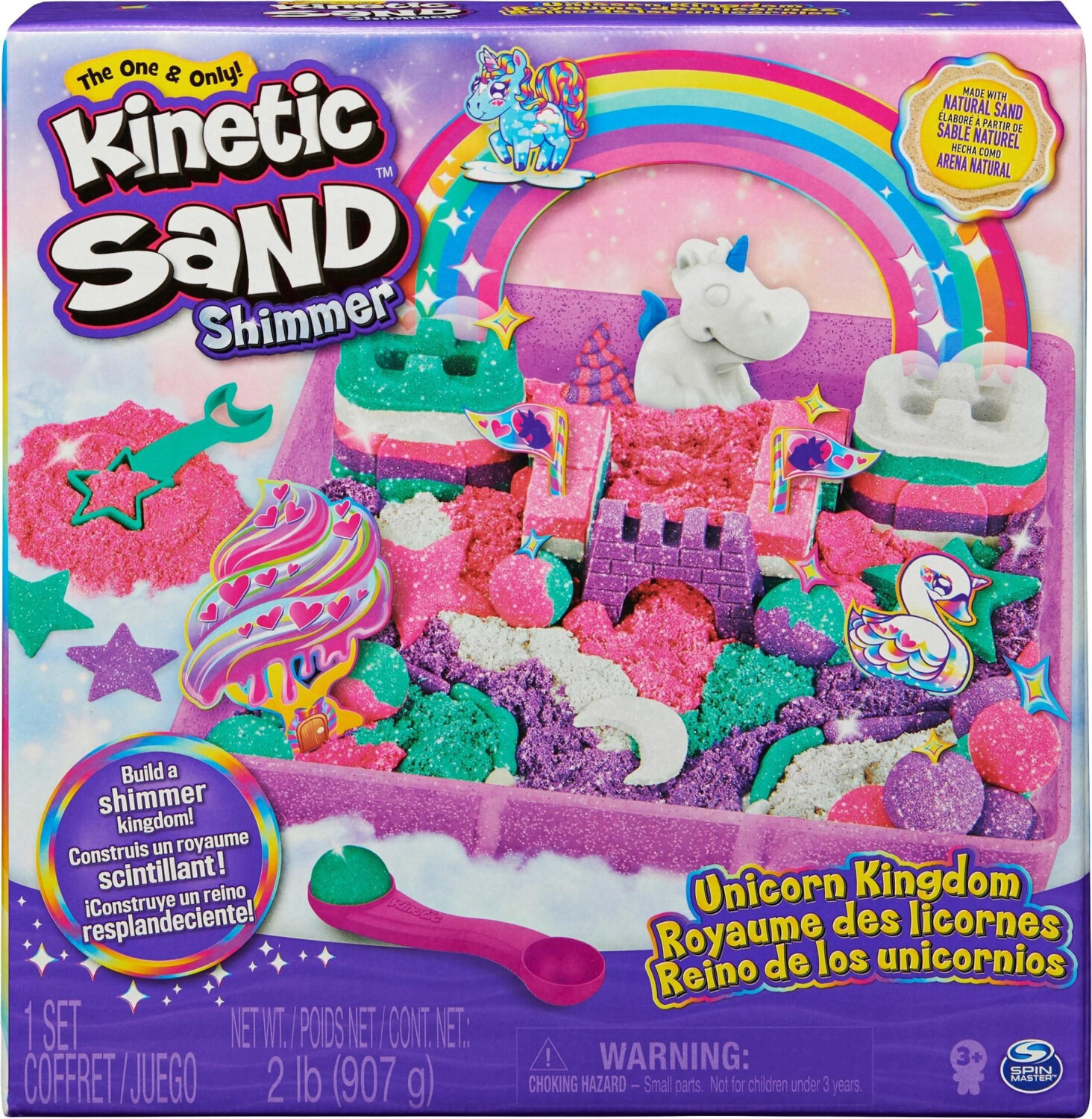 Spin Master Kinetic Sand Shimmer - Royaume des licornes