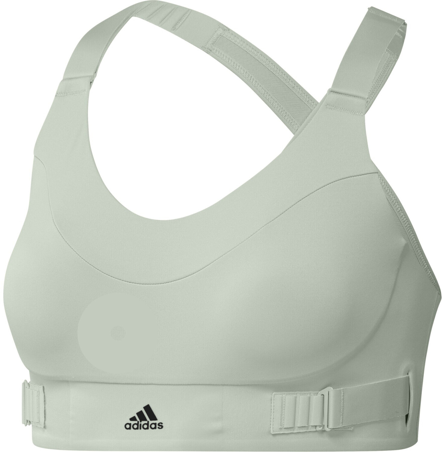 adidas Performance RUNNING POCKET - Medium support sports bra - white -  Zalando.de