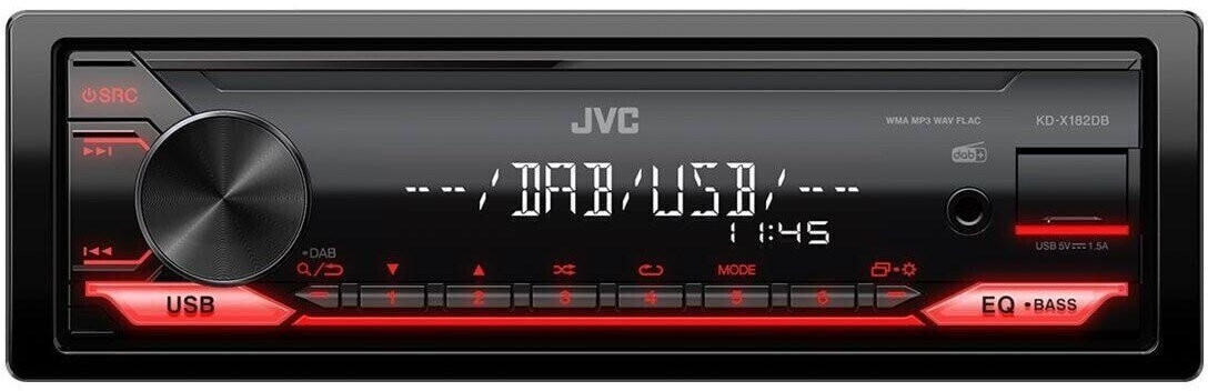 Autoradio JVC KD-X561DBT avec Bluetooth