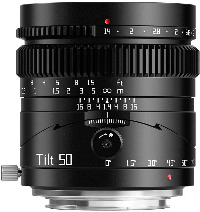 TTArtisan 50mm f1.4 Black Tilt