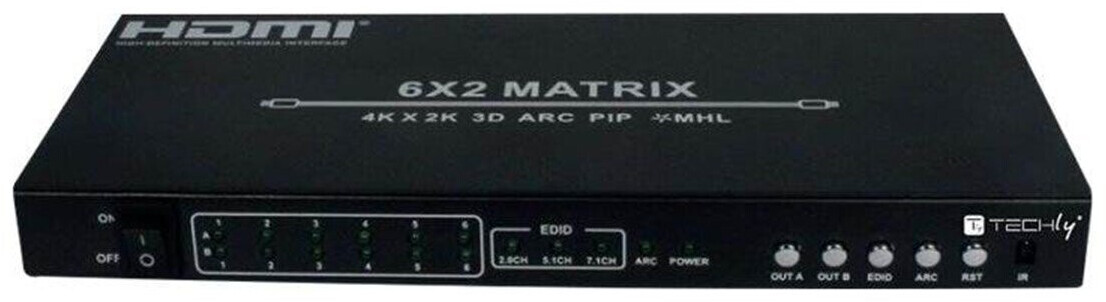 Techly Switch Matrix HDMI 6x2 4K UHD 3D with MHL ab 220,68 ...