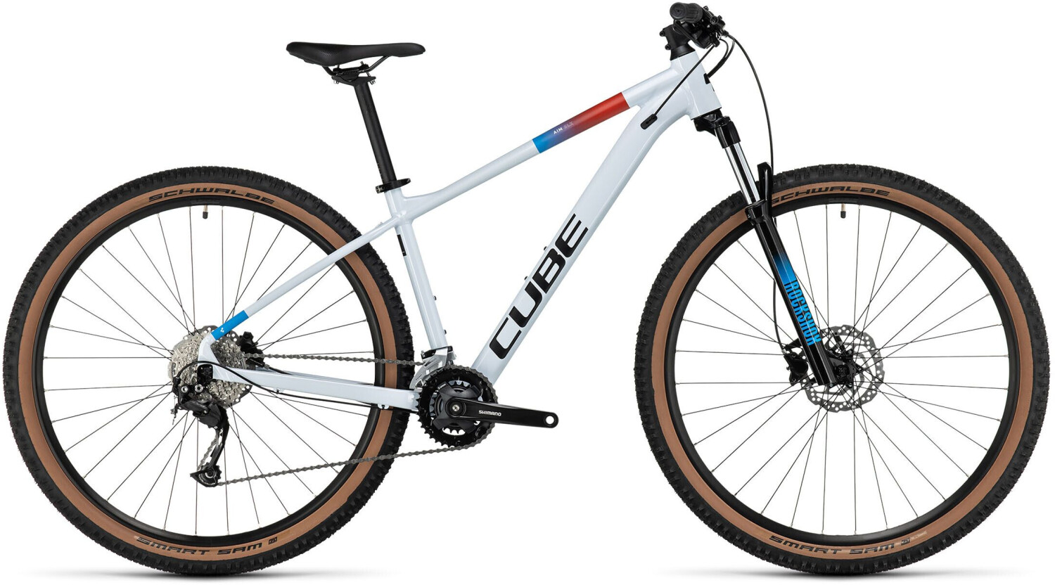 Cube Aim SLX 27.5 2023 white n blue n red ab 560 00 Preisvergleich bei idealo