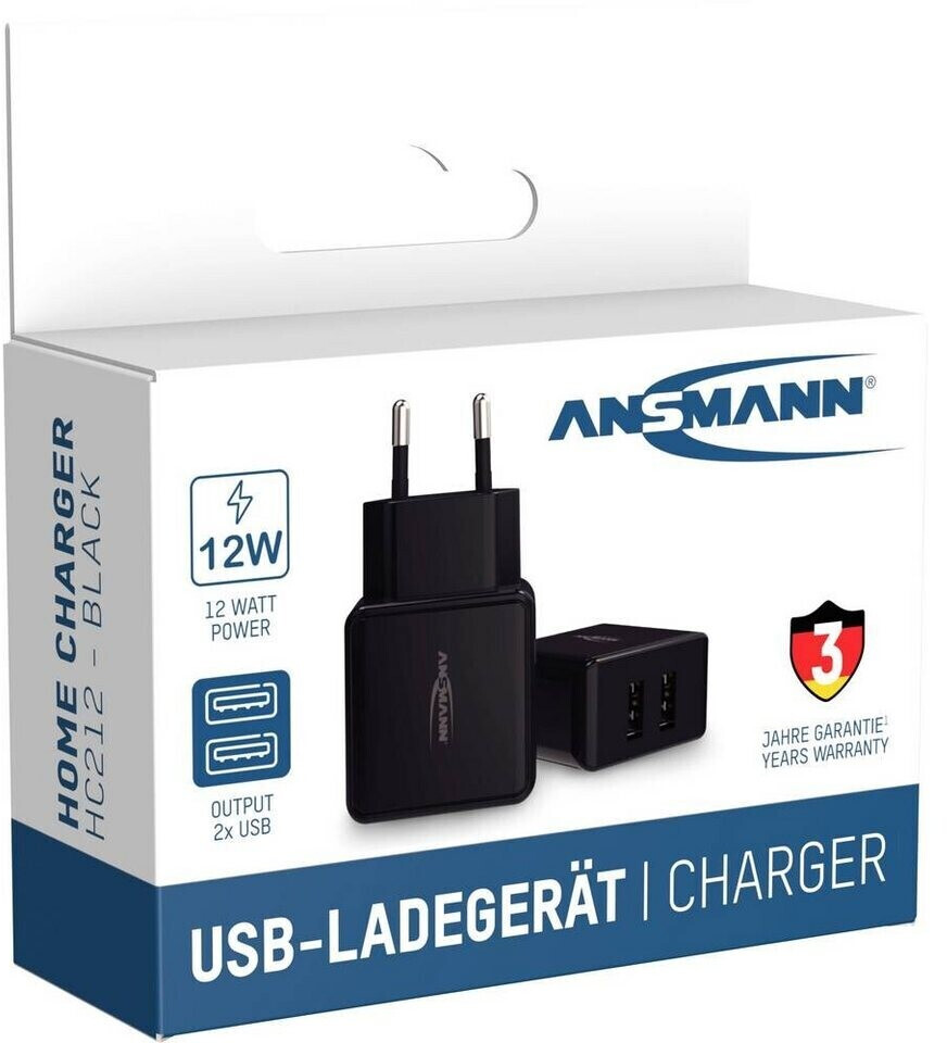 Ansmann Home Charger HC120PD-mini 1001-0129 Chargeur USB pour prise murale  Courant de sortie (max.) 3000 mA 1 x USB-C® - Conrad Electronic France