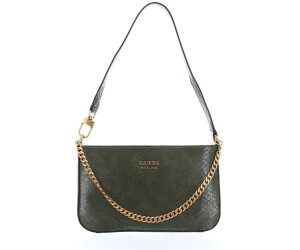 GUESS Katey Mini Top Zip Shoulder Bag Olive