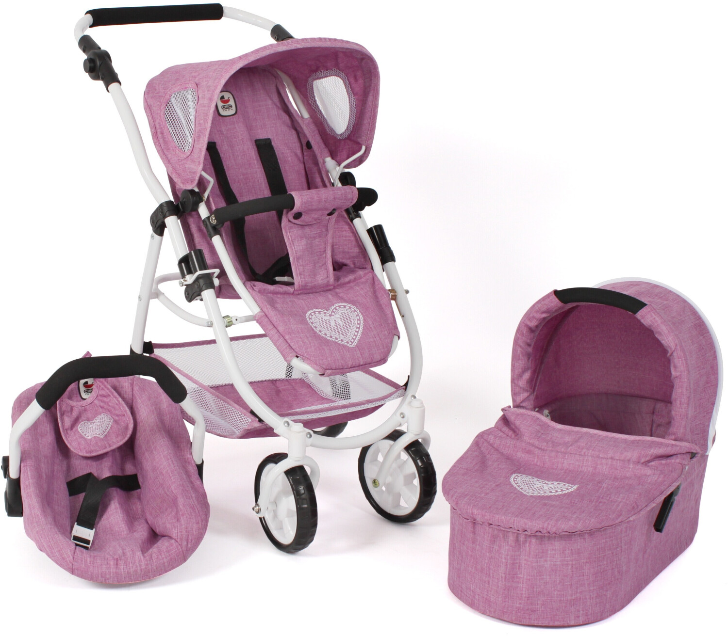 Bayer-Chic 2000 3 in 1 Combi EMOTION ALL IN Jeans pink