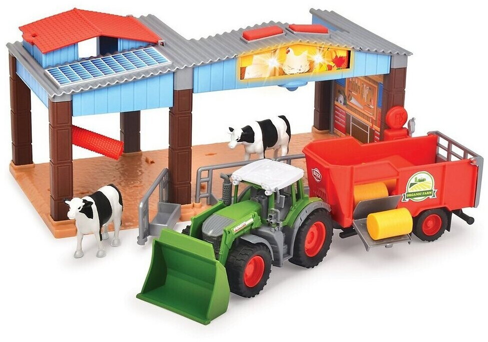 alles-meine.de GmbH Set: XL Bauernhof/mit Silo + Stall + Traktor +