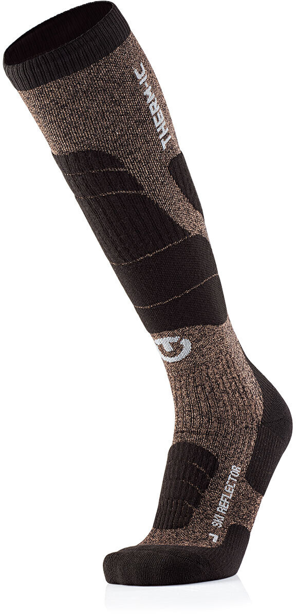 Therm-ic Ski Merino Reflector Socks black/gold