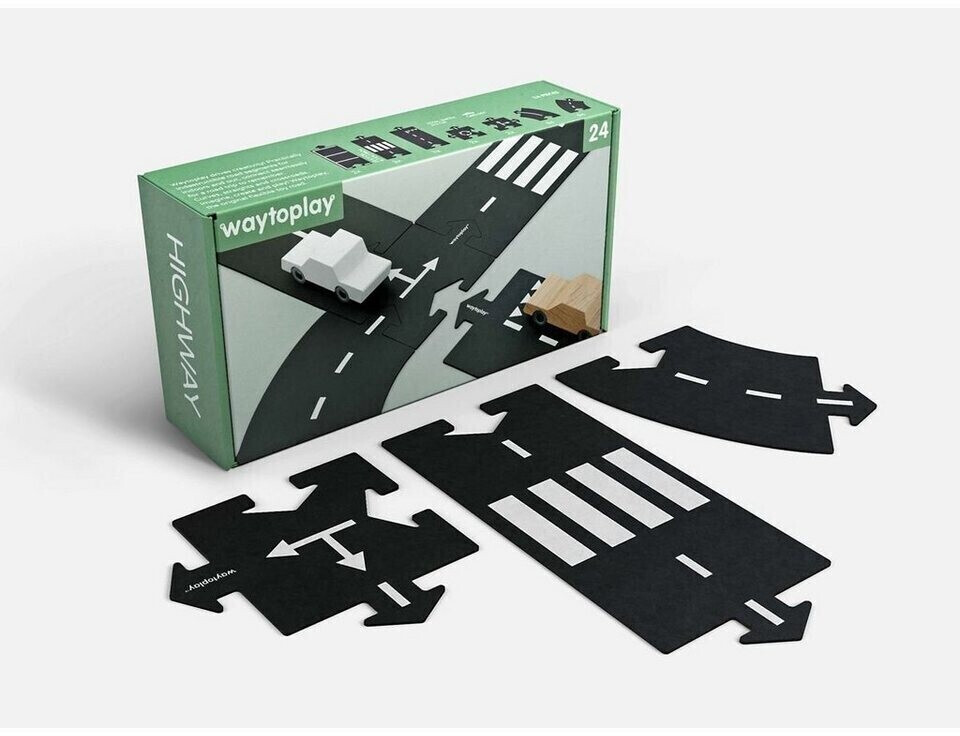 waytoplay Highway flexible road 24 pieces