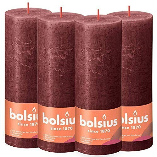 Bolsius Rustic Shine 190/68mm (4 pcs.) a € 12,60 (oggi)