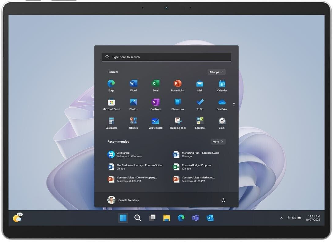Microsoft Surface Pro 9 i5 8 Go/512 Go platine S3I-00004