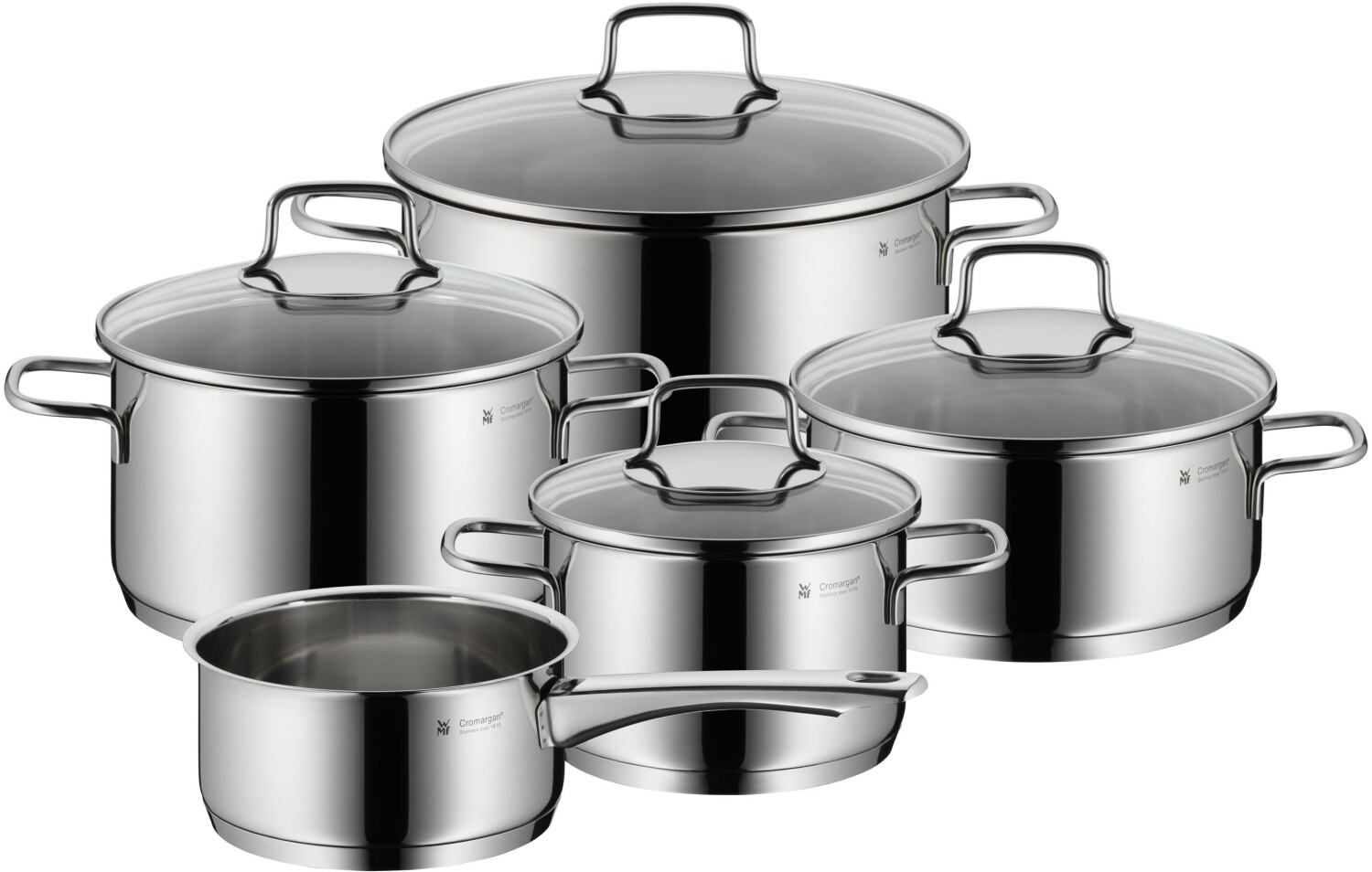 WMF Astoria Pot Set (5 pcs.) silver