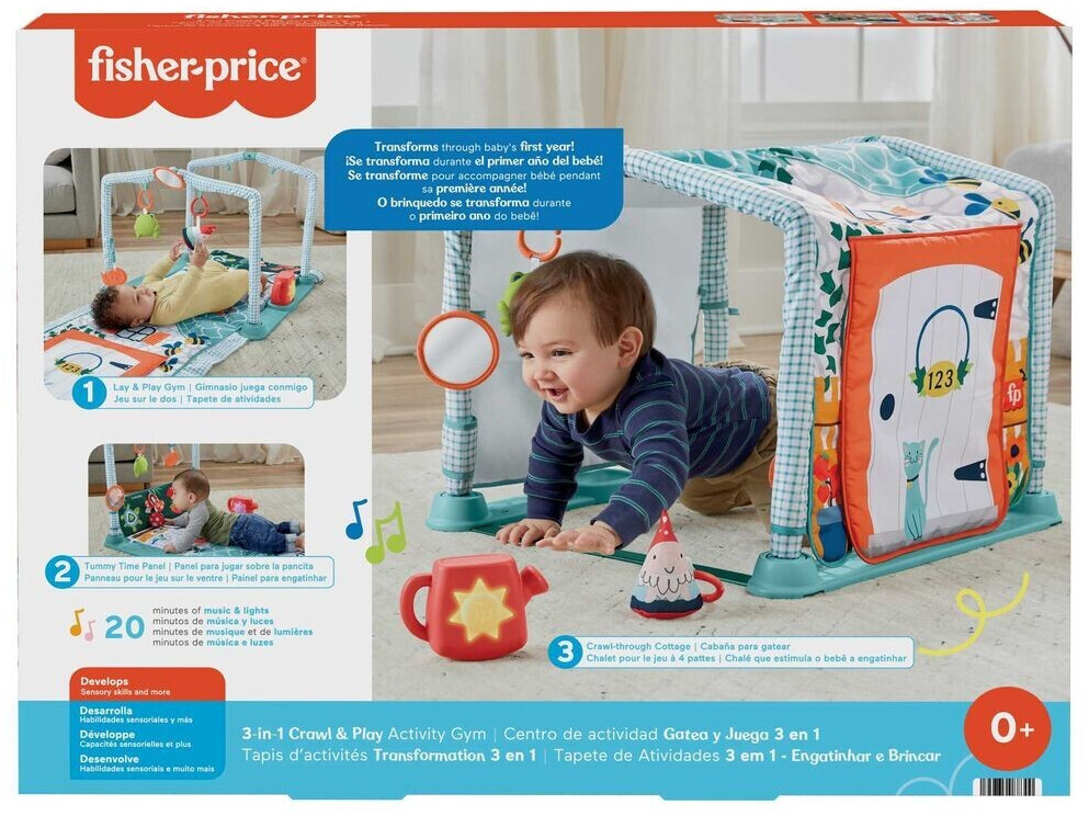 Buy Fisher Price 3 in 1 Crawl Play Activity Gym from 58.99
