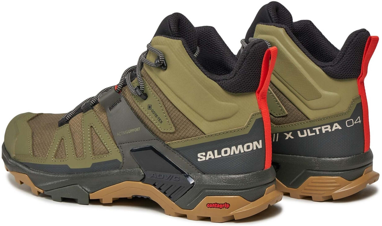 Salomon X Ultra 4 MID GTX deep lichten green peat kelp au meilleur prix sur idealo