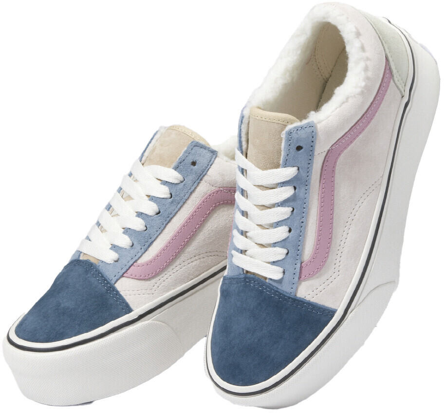 Vans Old Skool Stackform Pig Suede Sherpa soft pink blue desde 78 80 Compara precios en idealo