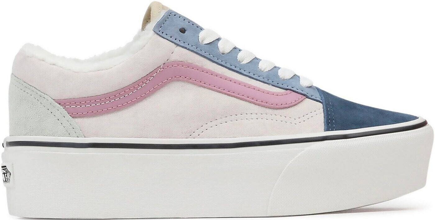 Vans Old Skool Stackform Pig Suede Sherpa soft pink blue ab 78 80 Preisvergleich bei idealo