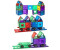 Playmags Magnetic Bricks 50 Parts 4 Cars