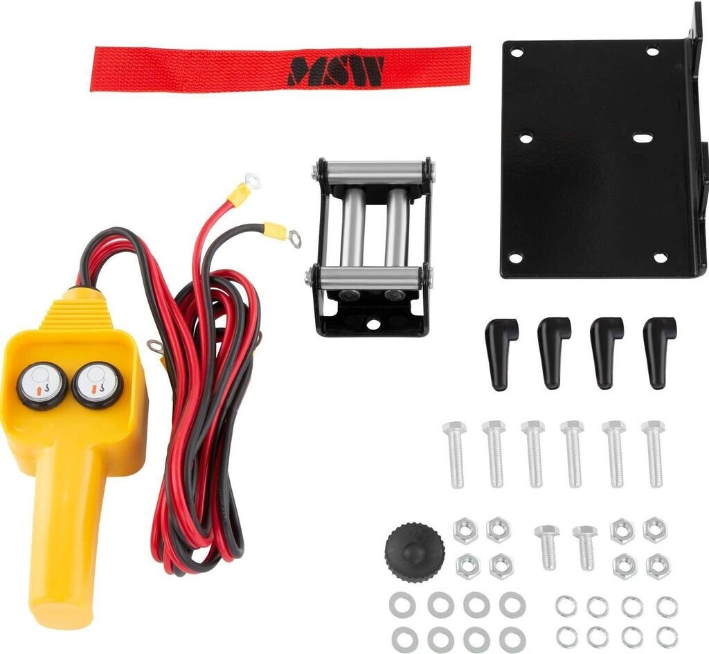 Treuil électrique MSW PROPULLATOR 4500-B - 2040 Kg (4500 Lbs), Câble 12.5m, 12V | Pour 4x4, Quad, Hors-route