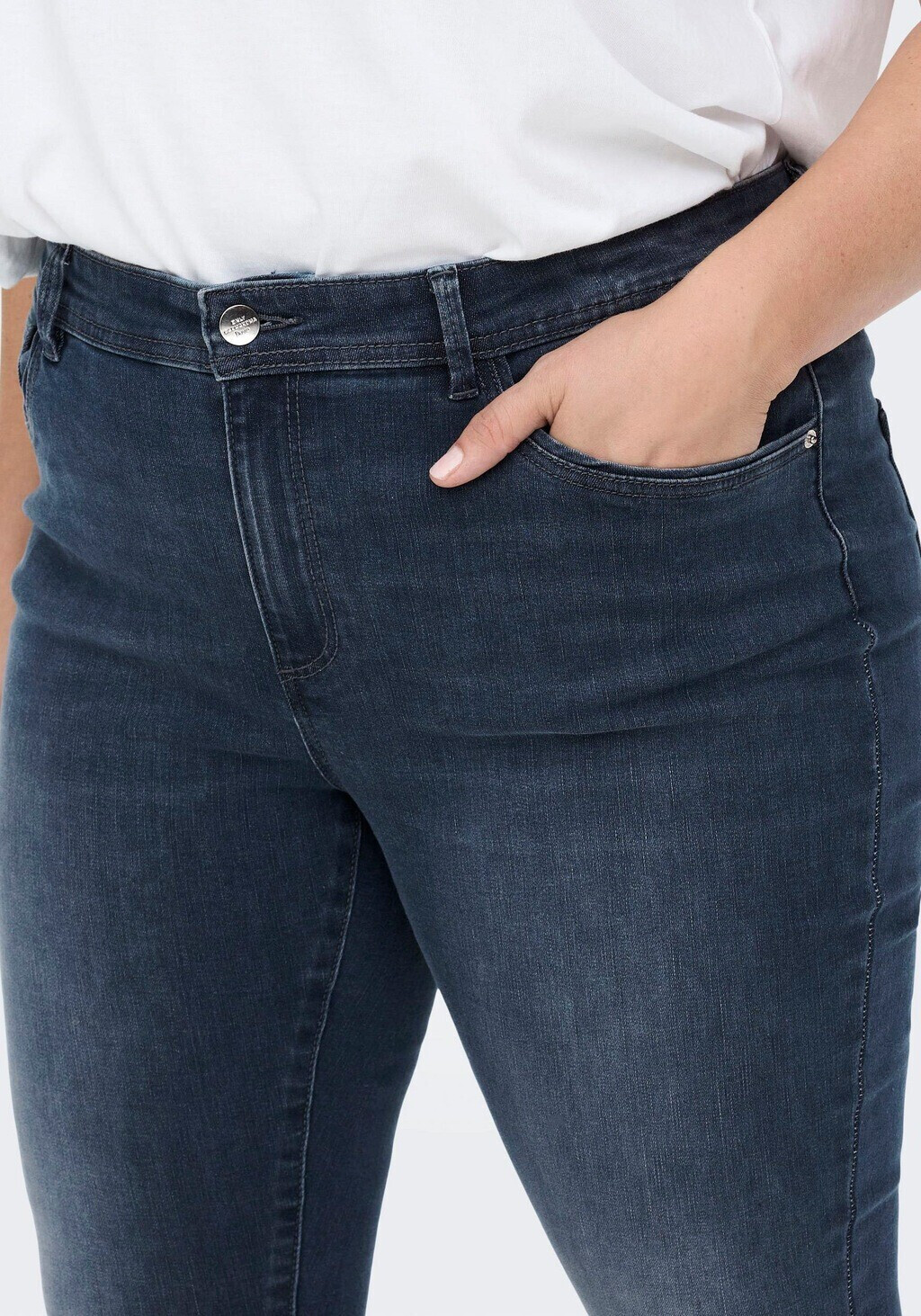 Only Carsally Mid Waist Jeans (15272521) blue black denim ab 32,00