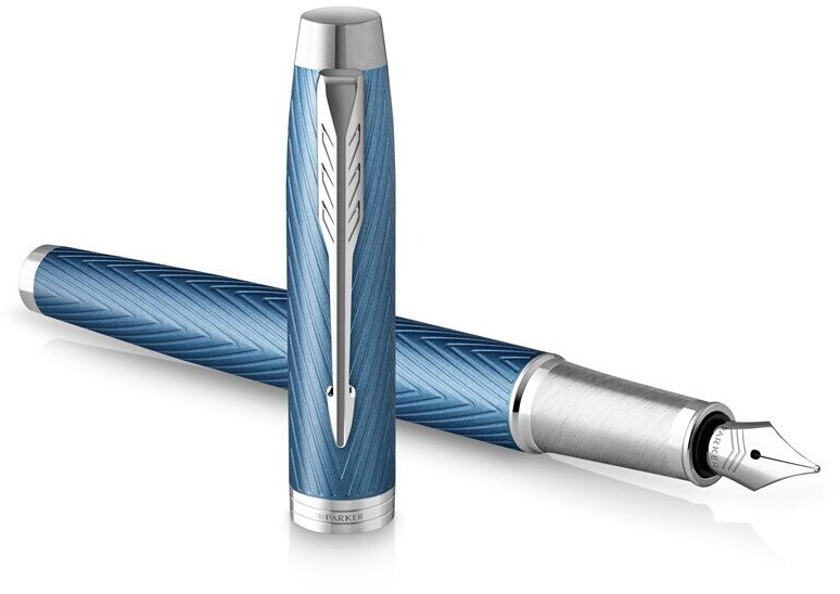 Parker IM Premium Blue Grey CT Fountain pen F Blue (2143651)