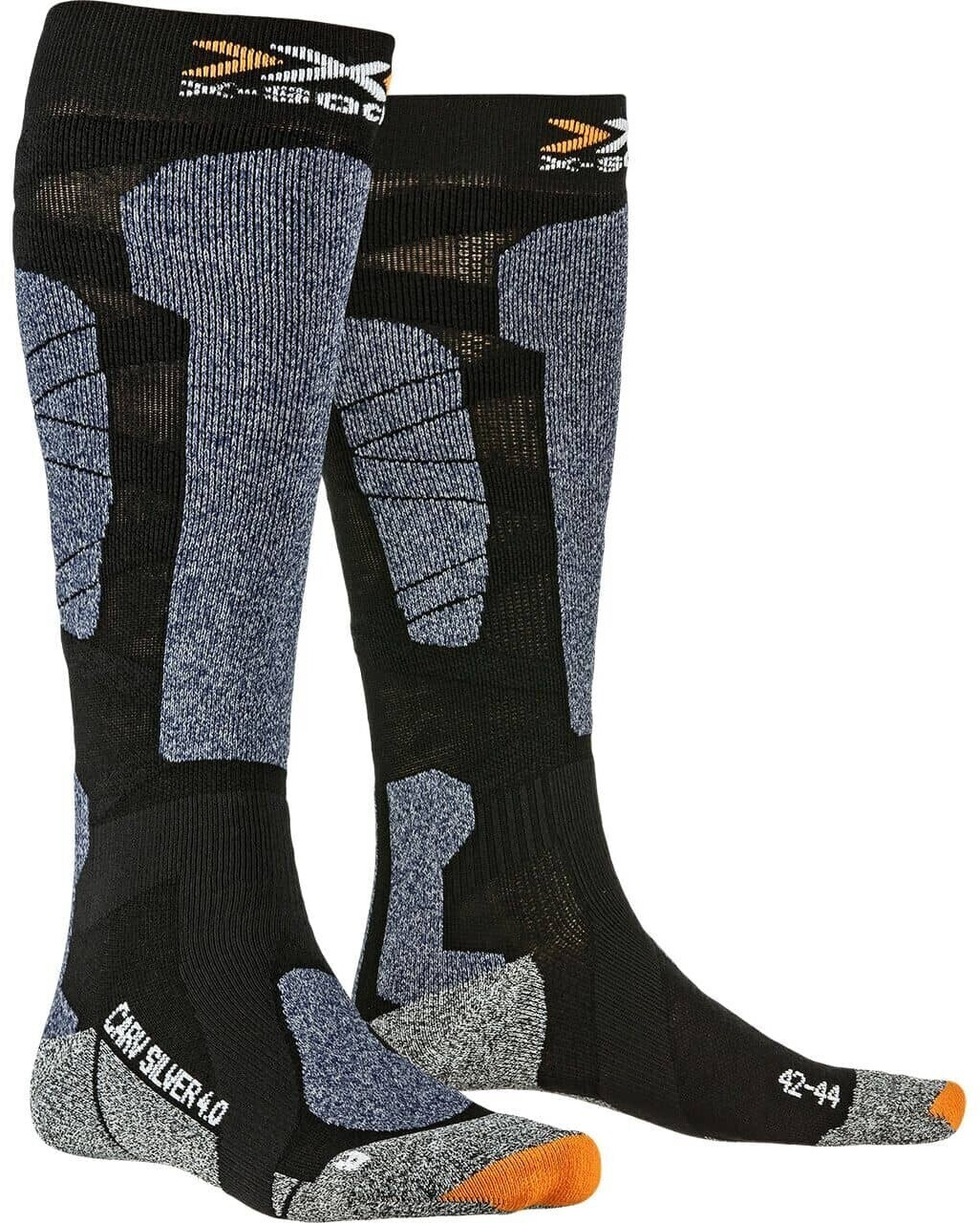X-Socks Carve Silver 4.0 black/blue melange