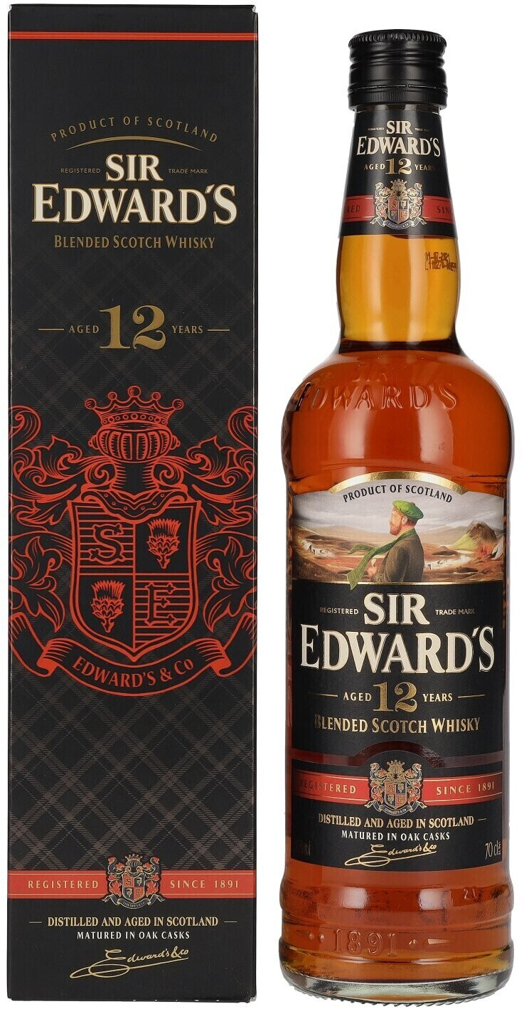 Sir Edward's 12 Years Old Blended Scotch Whisky 40% 0,7l