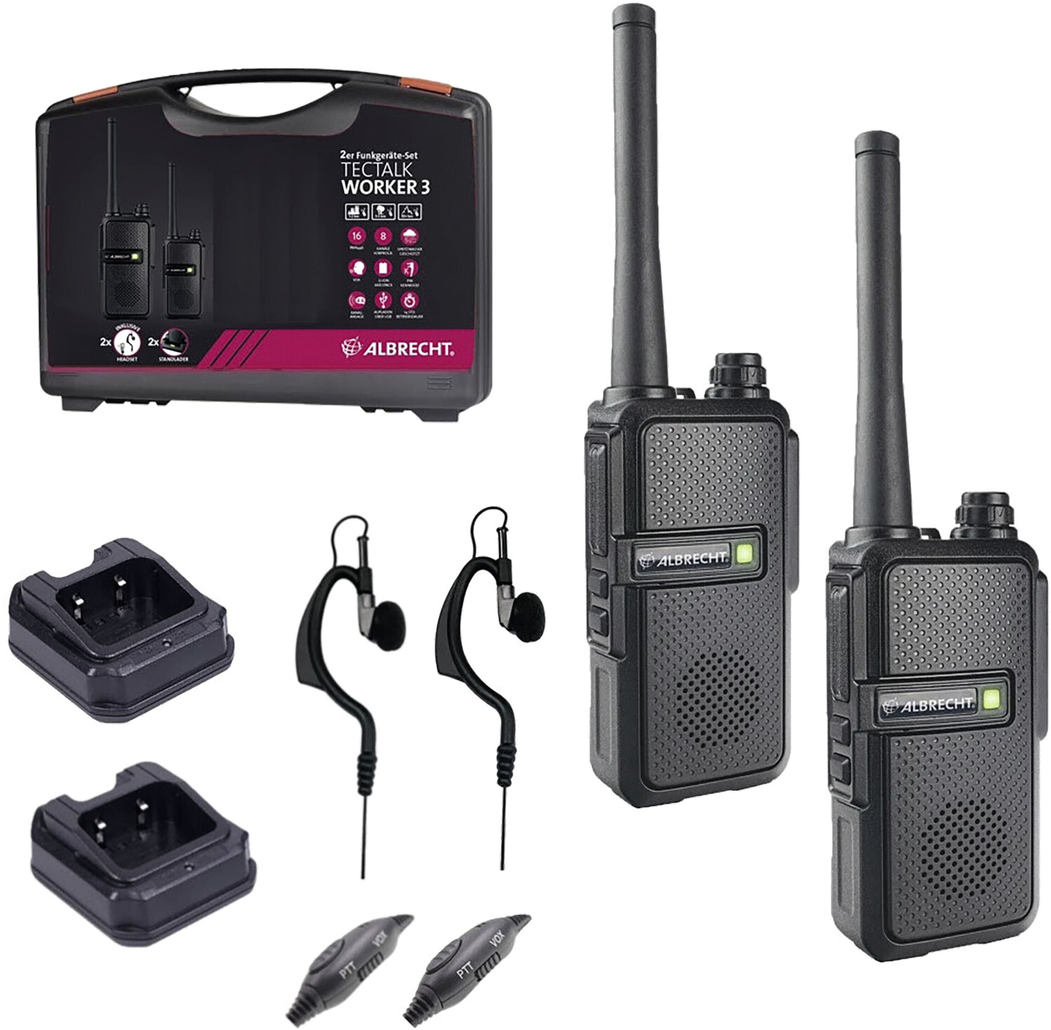 Albrecht Tectalk Worker 3 2er Set