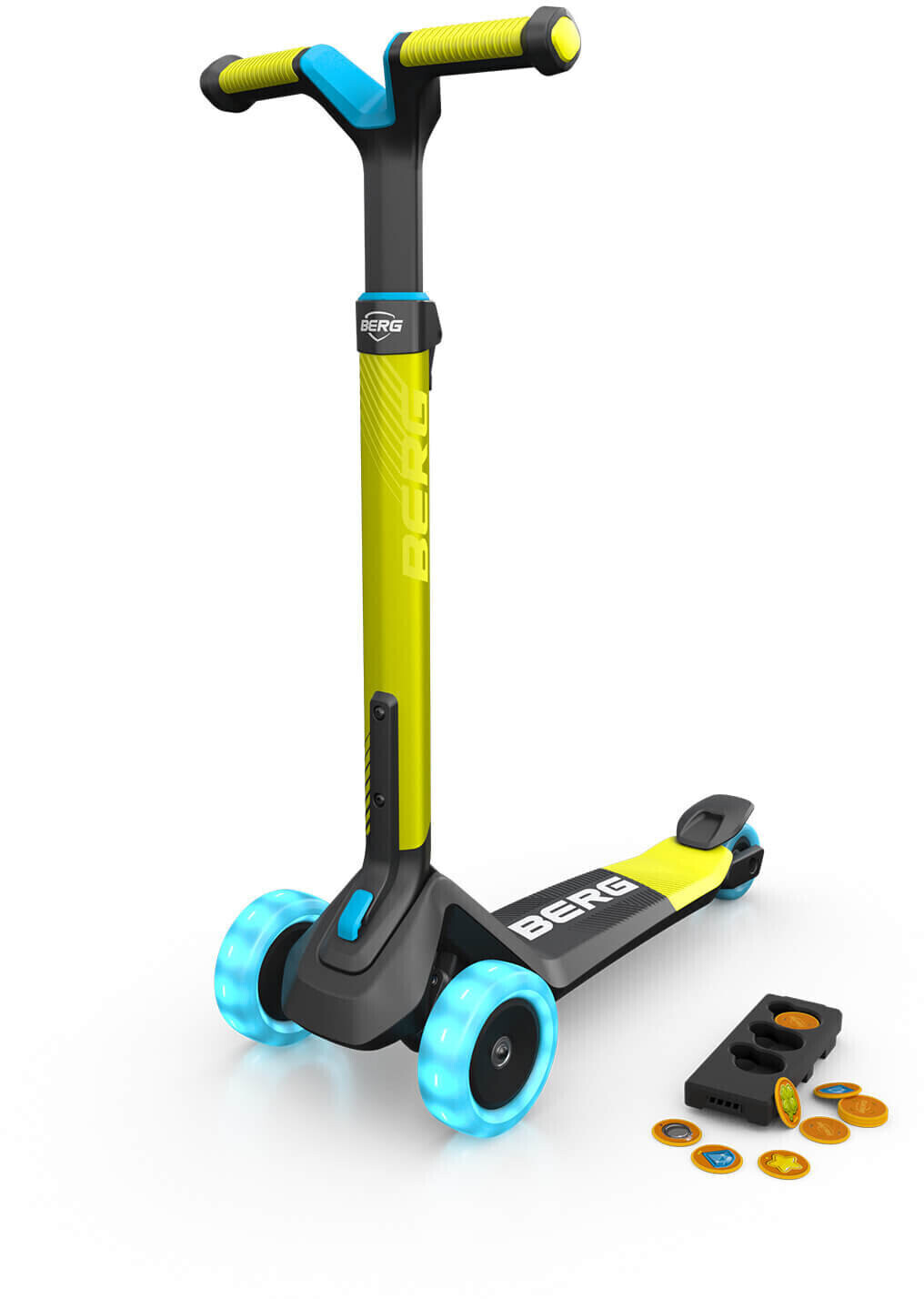 Berg Nexo Roller Lights Magnet-Deck (lime)