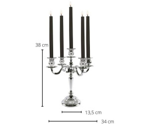 Edzard Kerzenleuchter Regina 5-flammig 37 cm versilbert ab 179,99 € |  Preisvergleich bei