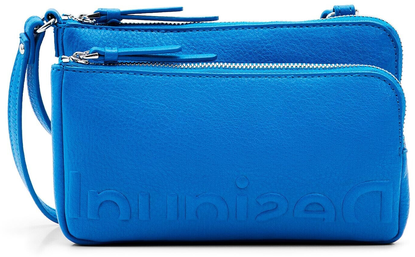 Desigual Rita Reise-Brieftasche – Blaue Handytasche Mit Münzfach Und Verstellbarem Henkel