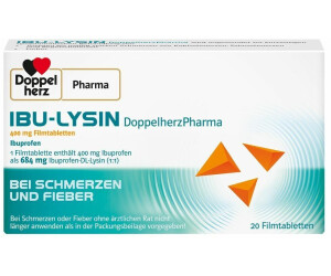Pharma IBU-Lysin 400mg Filmtabletten ab 5,28 € | Preisvergleich bei