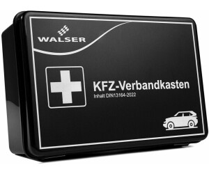 Walser KFZ-Verbandskasten schwarz nach DIN 13164:2022 ab 6,49 €