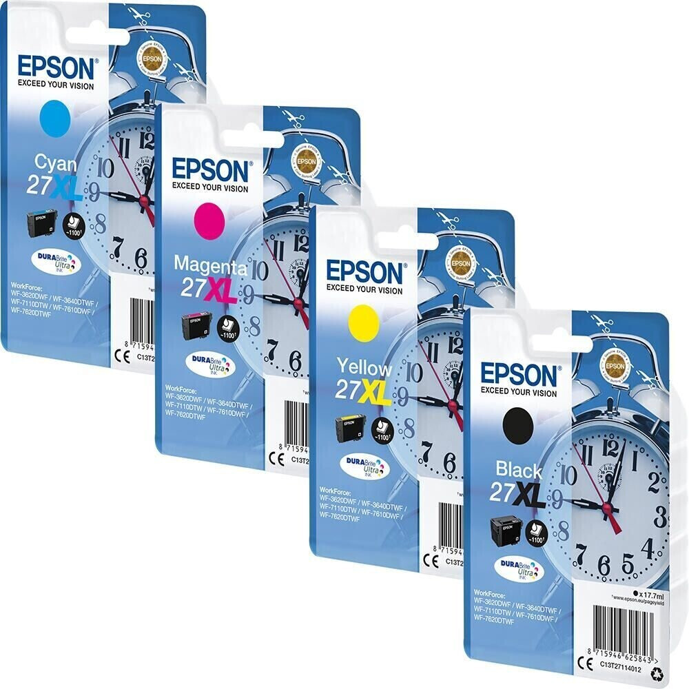 Epson 27XL 4er Pack ab 115,39 € | Preisvergleich bei