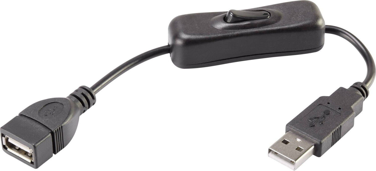 Renkforce USB 2.0 0,25m + Ein/Aus-Schalter (RF-3322982) ab 8,99 €