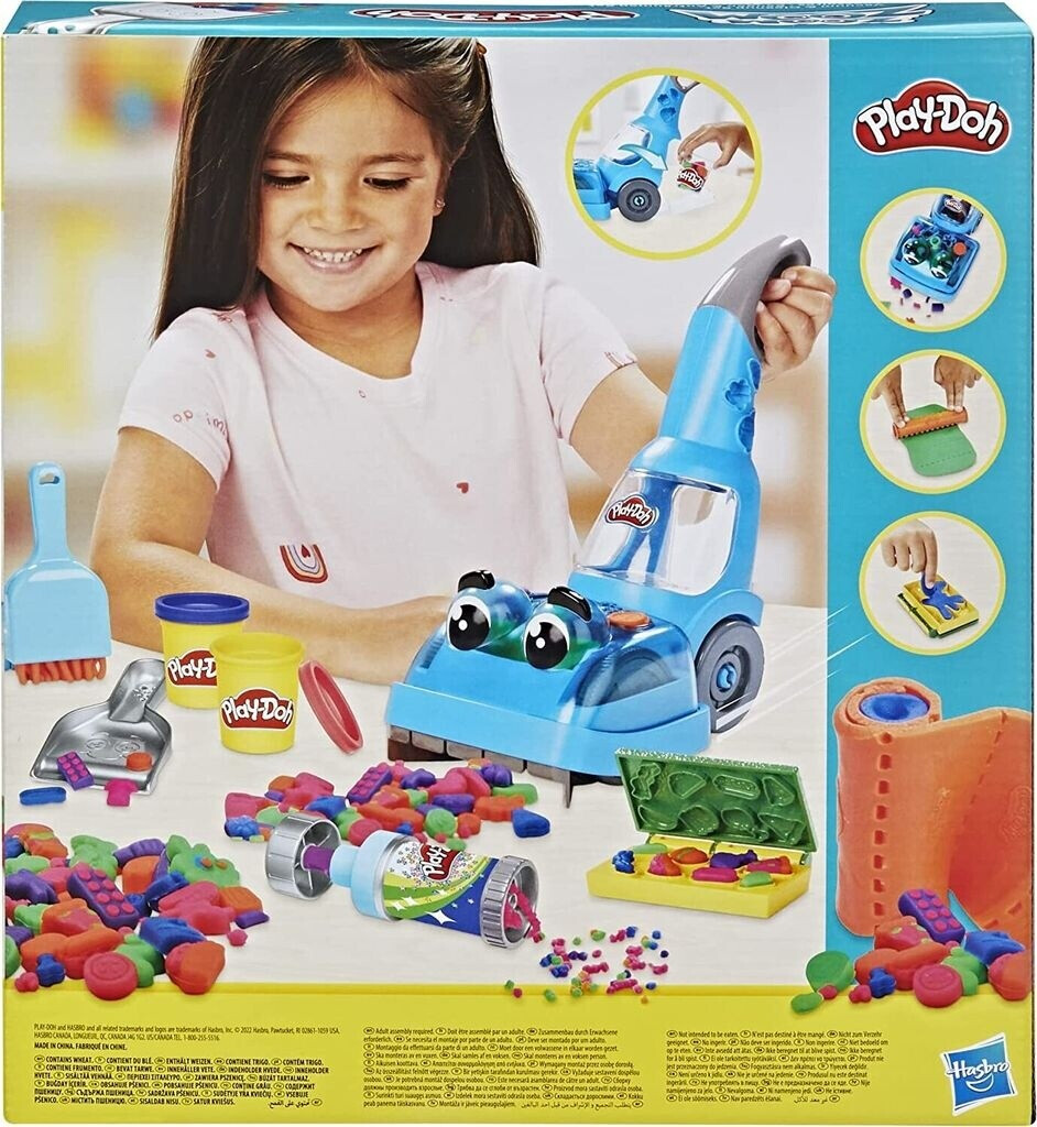 Pâte à modeler aspirateur et accessoires - zoom zoom PLAY-DOH : la boîte de  5 pots à Prix Carrefour