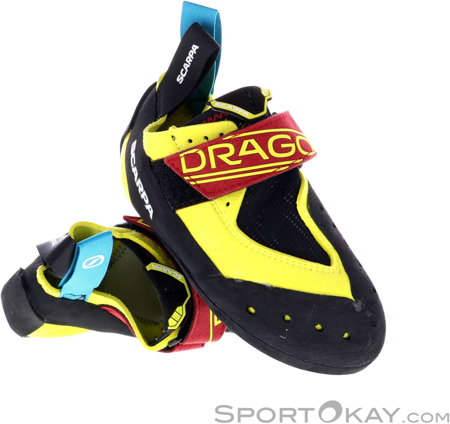 Scarpa Drago Kid Climbing Shoe - 30 - Yellow